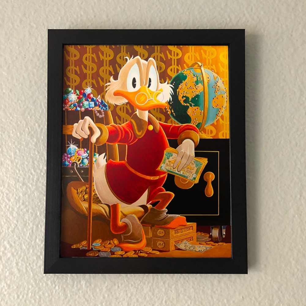 Scrooge McDuck Wall Art